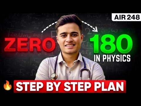 NEET Physics Strategy: AIIMS TOPPER 😱From Basics to 180 | #neet #physics