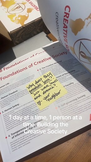 1 day at the time to build a Creative Society | Creative Society