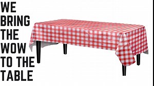 Exquisite Pink Vinyl Tablecloths - 54 in. X 108 in. - Pack of 3 Rectangle Tablecloth with Flannel Backing - Plastic, Reusable & Waterproof