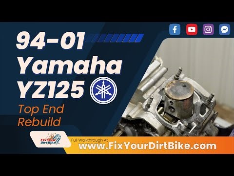 1994 - 2001 Yamaha YZ125 Top End Rebuild - Full | #fixyourdirtbike #yz125 #yamaha #dirtbike