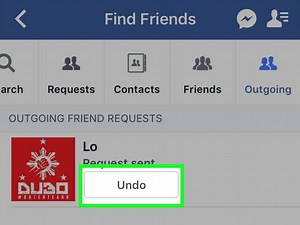 How to Cancel a Friend Request in Facebook