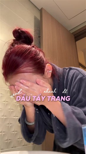 Cách dùng dầu tẩy trang siêu đơn giản #thuuyen1402 #reviewlamdep #Biore #Dautaytrang #HoptaccungBiore