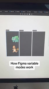 Figma variables but make it... pokemon. Really, as a product designer, using variables and sections is where everything comes together. . . By- @radnolan . . . Follow for more UIUXMaestro #figmadesign #figma #figmatutorial | UIUXMaestro