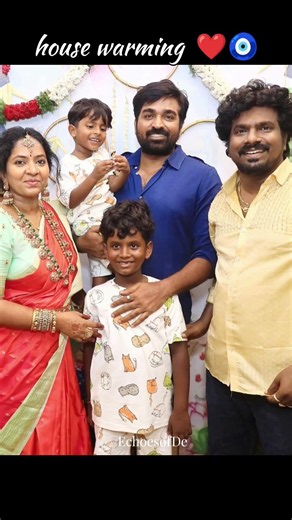 actor Vijay Sethupathi wishes vijay tv actor thangadhuraii and his family ❤️ #vijaysethupathi