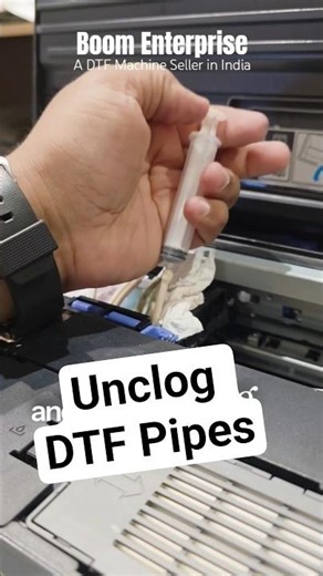 How to Unclog DTF Printer Pipes