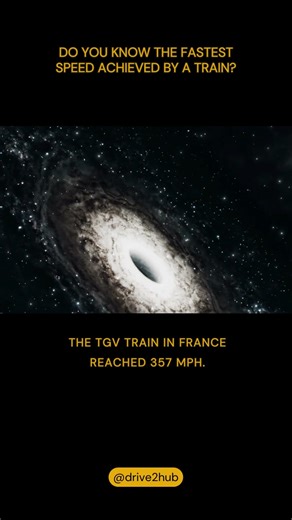 Do you know the fastest speed achieved by a train? #carfacts #automobile #ihavethisthingwithplants