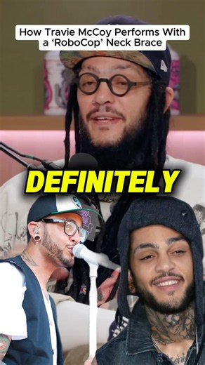 How Travie McCoy Performs With a ‘RoboCop’ Neck Brace