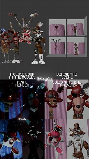 BEHIND THE SCENE "DUM DUM DUM ✅" (FNAF 2 MOVIE BTS Animation)