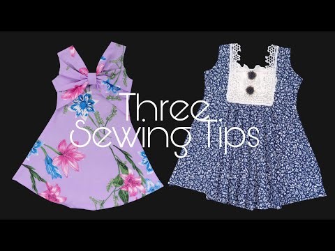 Sewing Tips for Three Dresses ❤️🔥 | Beginner-Friendly Dressmaking Guide ✂️🌸