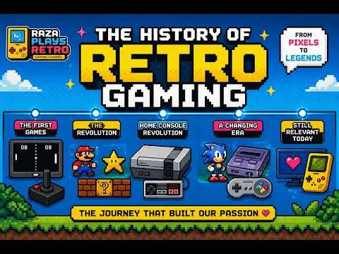The Ultimate History of Retro Gaming: From First Arcade Hits to Modern Classics