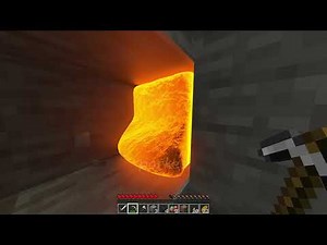 Realistic lava in Minecraft
