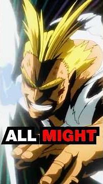 Why All Might is The GREATEST Character of MHA