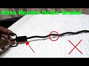 ✅ How To Use Roto Rooter Drain Snake Review