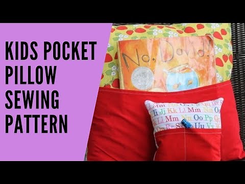 How to sew a Book Pillow - Free Pattern