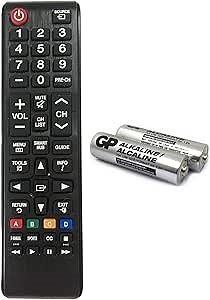 Universal Remote Control for Samsung TV Replacement for All LCD LED HDTV 3D Smart Samsung TVs Remote BN59-01199F AA59-00666A AA59-00741A BN59-01175N BN59-01301A with GP Alkaline 2 pcs Batteries