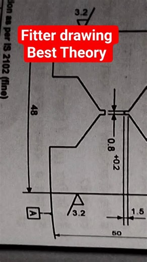 fitter drawing Best Theory #iti #fittertradeiti