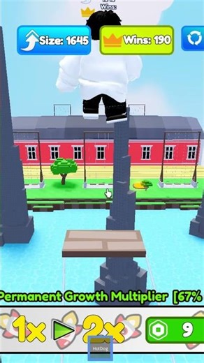 I Super Shot it... #roblox #swingingsimulator #overshot