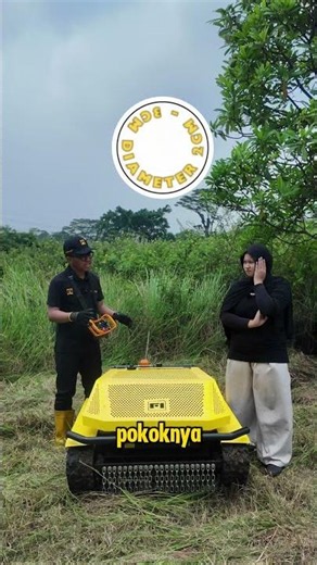 Pakai mesin FWM700R potong batang kayu kecil, ilalang?udah pasti bisa bos! #fwm700r #shorts #mower
