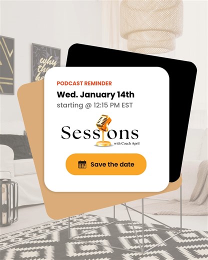 Your Soft Girl Era isn’t weak—it’s strategic. 💎 Tune in to Sessions with Coach April & Cass as we redefine what it means to thrive while staying grounded, feminine, and powerful in 2026. 📍 Episode 25 📆 Wed, Dec 14 | 12:15 PM EST 📺 Streaming on YouTube, Facebook Live, Roku & Apple Podcasts | CoachApril