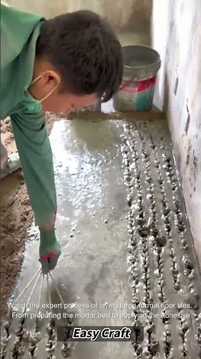 Floor Tile Installation Process 🧱