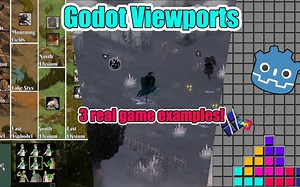 Godot Viewports 3 examples from real games