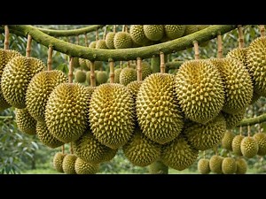 Durian Farming Process – From Planting to a Heavy Harvest | Calm Agricultural Documentary
