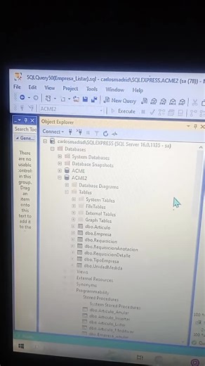 #SQL server Storage procedure Acme