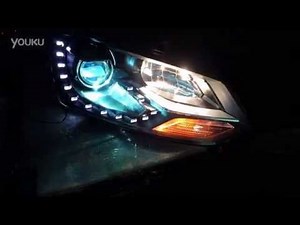 For 2011 2012 2013 2014 VW polo GTI headlight 高清