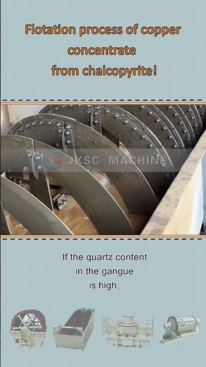 Flotation Process Of Copper Concentrate From Chalcopyrite!