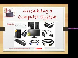 NC Senior One Lesson 36 System start-up and configuration, Assembling a computer system(Desktop)