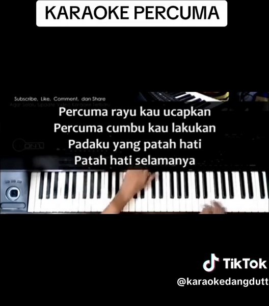 Karaoke Percuma: Lirik dan Hiburan Dangdut