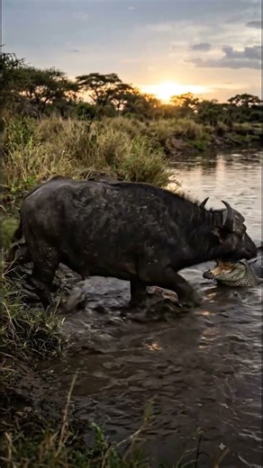 La emboscada del cocodrilo 🐊 #VidaSalvaje #Documental #Viral
