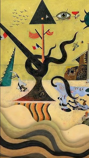 la tierra labrada reel 2k. #JoanMiró #Surrealismo #ArteEspañol #LaTierraLabrada #ArtAnimation