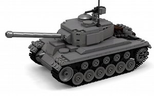 乐高MOC教程 二战 M26潘兴坦克 拼搭指南