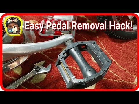 How To Remove Bike Pedals From a Bike Quickly & Easily - No Pedal Wrench Needed!