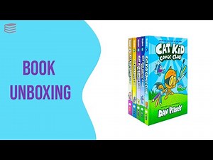 Cat Kid Comic Club 5 Book Set by Dav Pilkey - Book Unboxing