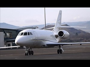 F-HLRX Brand New Michelin Private Dassault Falcon 2000 at Clermont Airport