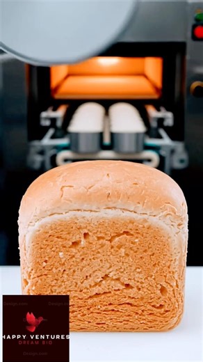 Milk Nutrition Bread Making Process 🥛🍞 | Full Factory Production i #breadmachine #bread #Shorts