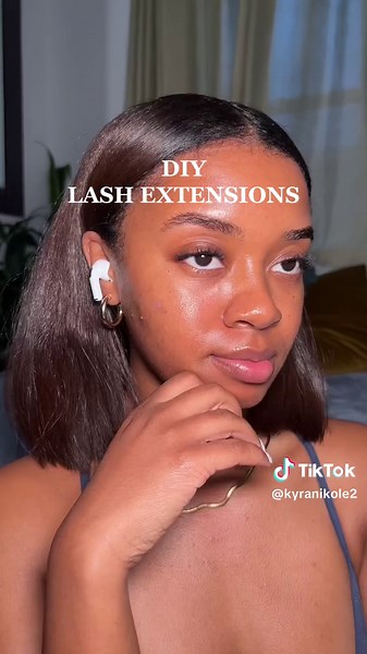 Fast DIY Lash Extensions Tutorial | Natural Looking Results