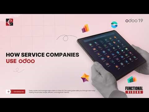 How Service Companies Use Odoo | Odoo 19 Features & Tips | Odoo 19 Functional Tutorials