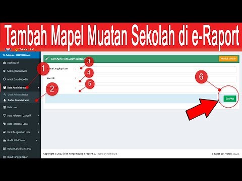 Cara Tambah Mapel Muatan Sekolah di Aplikasi E-Raport 2022 - Panduan Aplikasi e-Raport #7