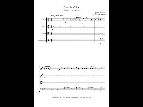 Simple Gifts (String Quartet)