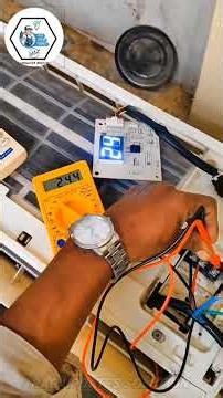 Ac pcb check communication error, #air_conditioner #airconditioner #acrepairing #pcb #error