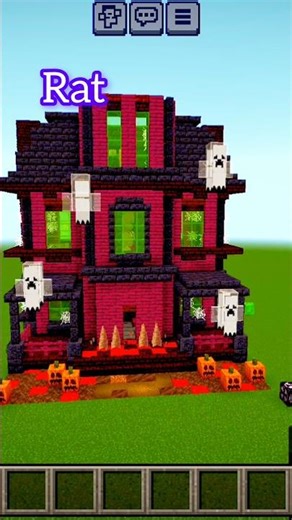 #🏚️Halloween ⚰️house in🎃 Minecraft🕸️#tutorial#trending #🧟‍♀️minecraftgameplay