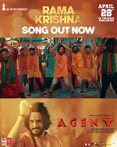 291K views · 9.2K reactions | The #Agent has a new definition for LOVE  Listen to THE BOYS ANTHEM #RamaKrishna and find it now - https://youtu.be/RKJxB62wQiY #AGENTonApril28th Akhil Akkineni Sakshi Vaidya Director Surender Reddy Hiphop Tamizha Anil Sunkara Chandrabose lyrics AK Entertainments Lahari Music T-Series | AK Entertainments | Facebook