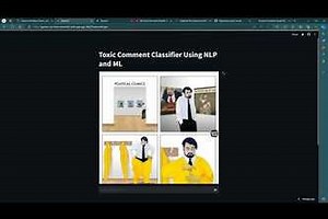 Toxic Comment Classifier Using NLP and ML