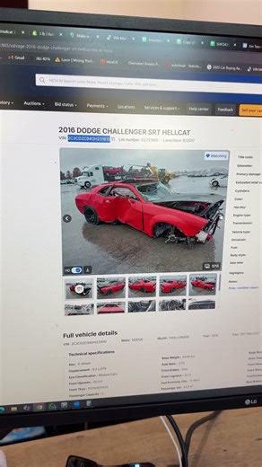 I Just Bought the CHEAPEST Wrecked Hellcat on Copart Tonight… Did I Screw Up?! 😭 (Live Reaction)