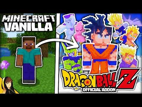 From Steve to SUPER SAIYAN!.. Official DRAGON BALL Z is HERE!?! | Minecraft