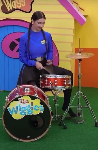 Lucia Playing The Drums🪘