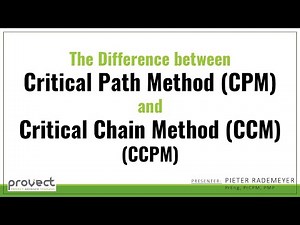 Difference between Critical Path Method (CPM) and Critical Chain Method (CCM) or (CCPM)